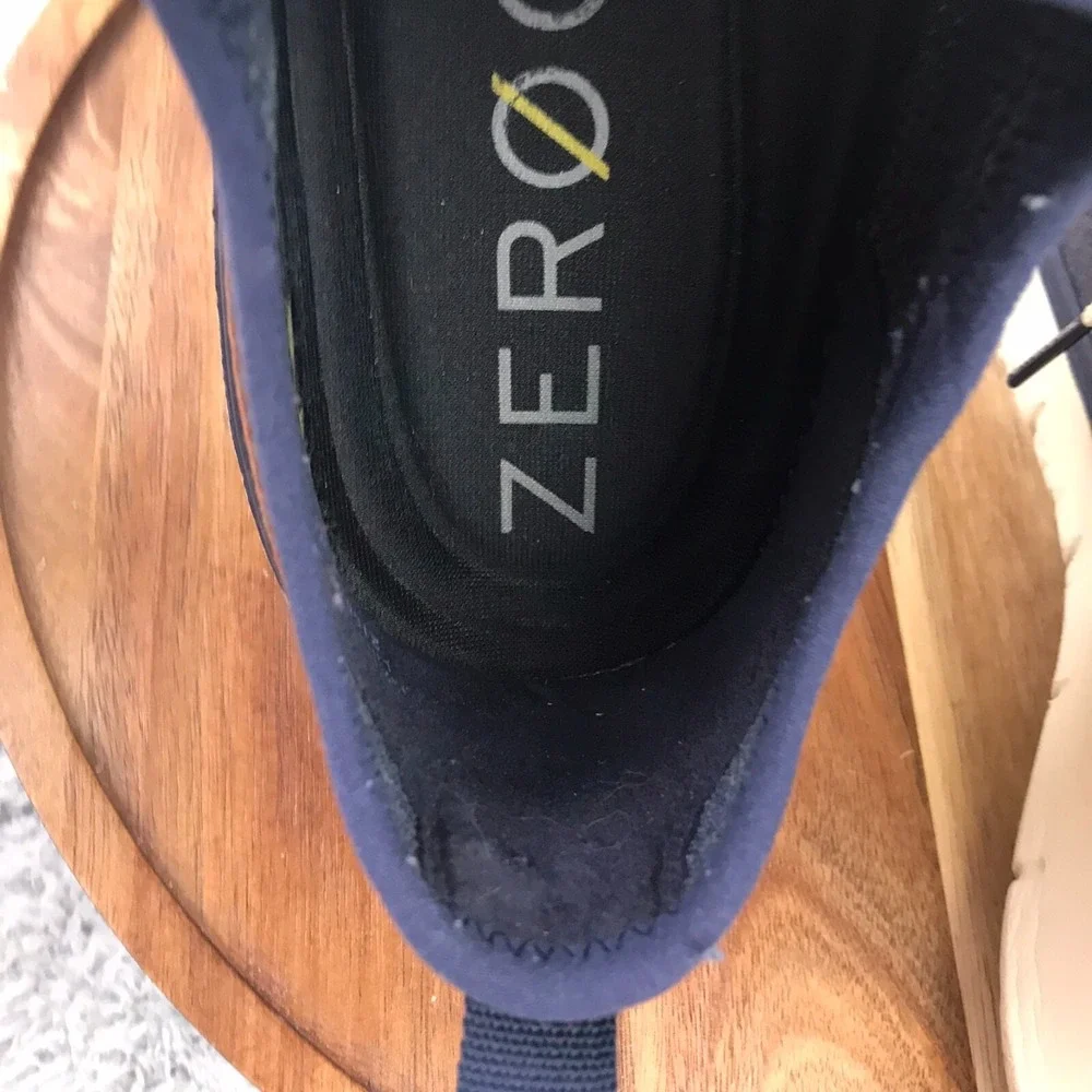 Cole Haan Generation ZeroGrand Stitchlite Sneakers Mens 9 M Navy/Brown Leather‎